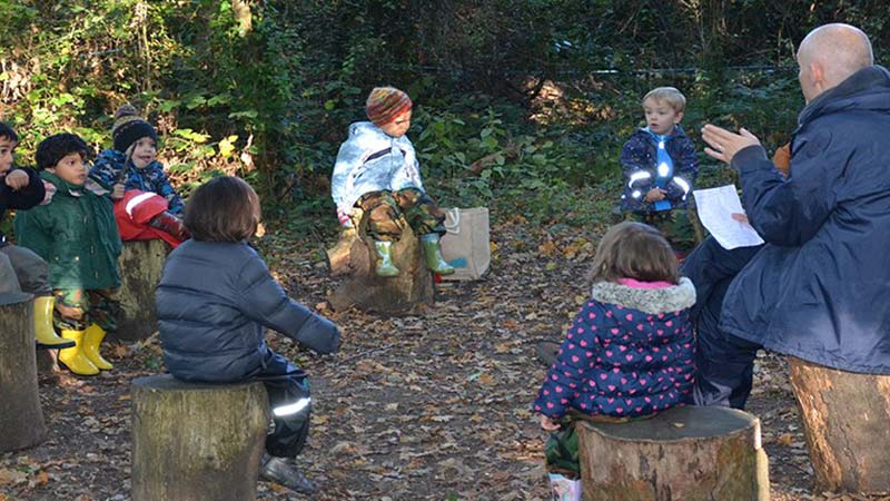Group at Forest School