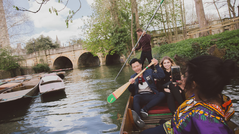 Punting on the River Cherwell